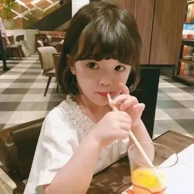 清新甜美的小女孩头像萌娃
