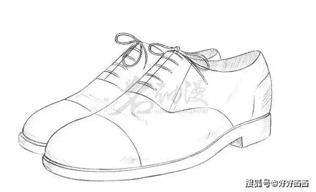 皮鞋怎么绘画