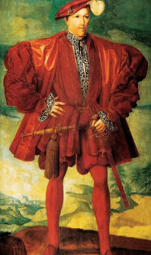 中世纪后期英国男子,其一身装扮是当时贵族的时尚服饰|中世纪|时尚|英