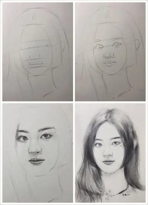 素描头像  #素描画  #人物肖像  #画画其实很简单  #绘画  #绘画步骤