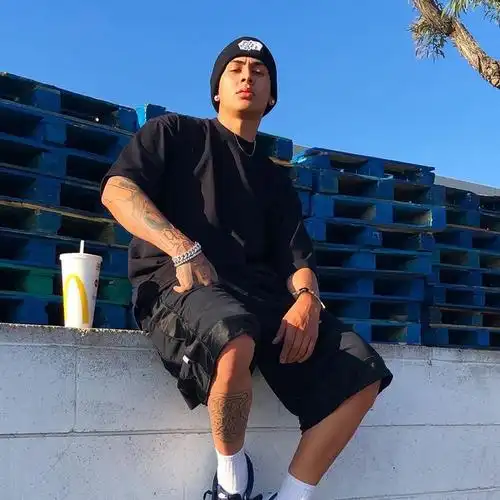 美式hiphop西海岸匪帮oldschool街舞bboy重磅宽松t恤