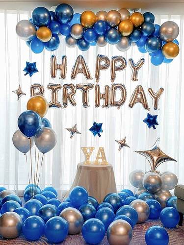 十岁生日布置背景墙男童女童生日快乐背景布男孩10岁12男生快乐趴