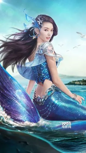 林允最新大片首曝光 二次元风格演绎人鱼传说