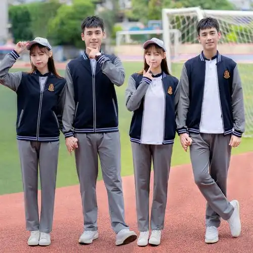 校服套装高中生班服秋季中学生学院风初中生小学生运动会服装082