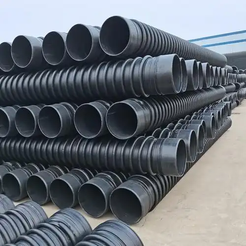 8千牛克拉管价格 高密度聚乙烯b型缠绕结构壁管 hdpe缠绕结构壁b型管