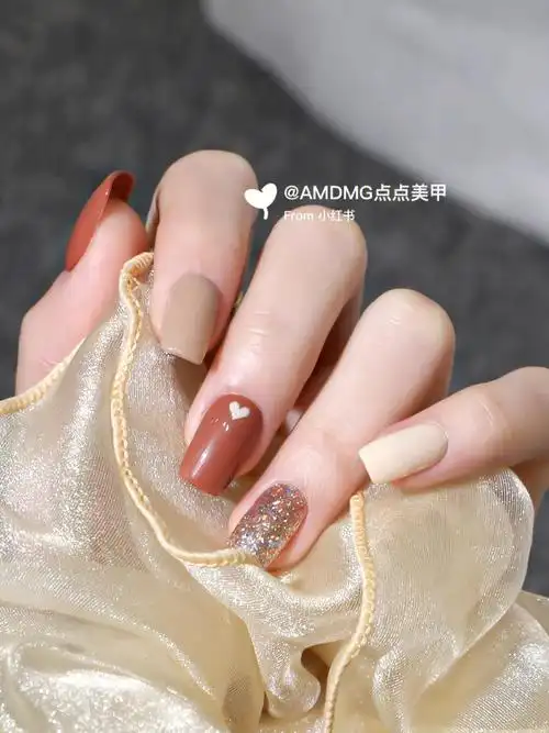 三色固态奶油胶g05小桃心78跳色美甲