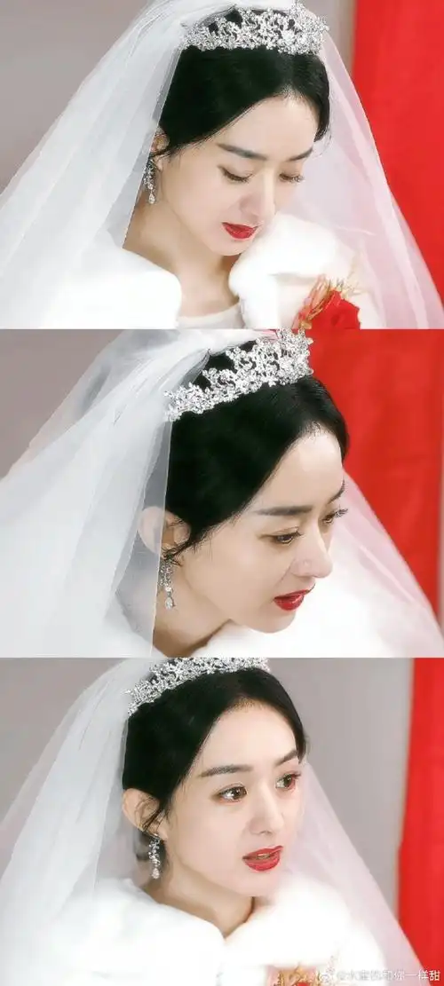 幸福到万家剧照赵丽颖妻子的秘密里婚纱图赵丽颖 幸福明星婚纱照