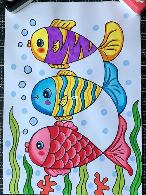 电话线画小鱼了