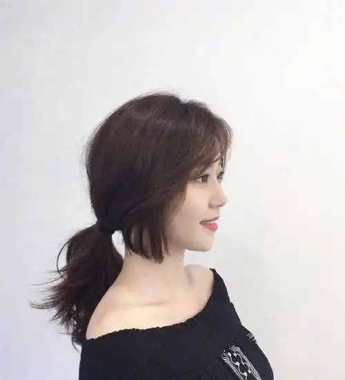 原创9款低马尾造型示范,教你做一个温柔甜美系女生