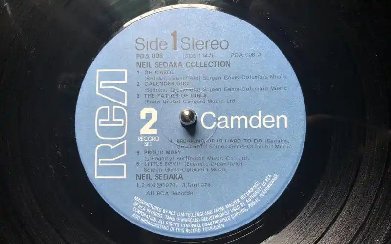 《neil sedaka名曲选》1974年rca唱片 side 1