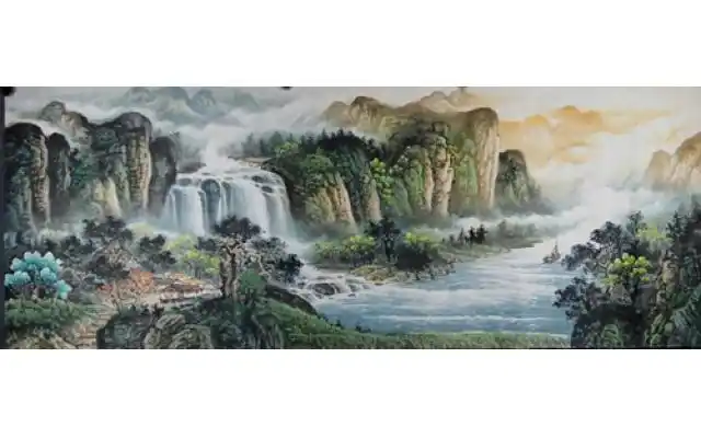 小六尺山水_山水_国画_装饰作品_藏画网_中国书画交易网_画廊和艺术家