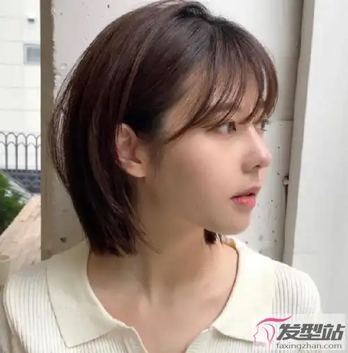 扁平头型适合的短发 苹果头减龄不挑人_发型站_最新流行发型设计发型