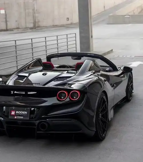 法拉利f8spider20款39tv8黑武士超帅