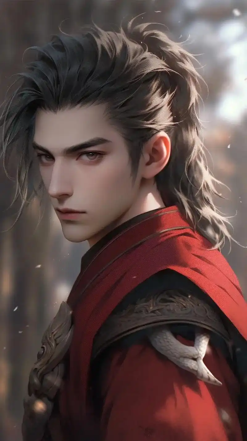 你的红衣少年将军.小说推文主角既视感!古风帅哥将军#ai绘画 - 抖音