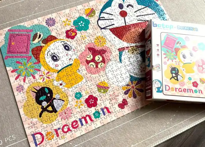 好看又简单的哆啦a梦拼图