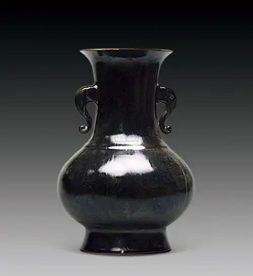 【黑釉象耳尊】拍卖品_图片_价格_鉴赏_现当代及其它瓷器_雅昌艺术品