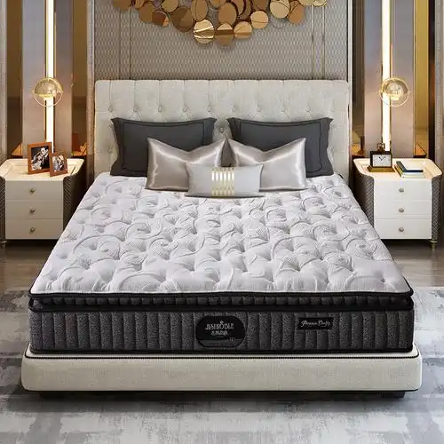 吉斯3d床垫15m18m天然乳胶静音腰鼓独立袋弹簧亲肤贴合床垫加厚