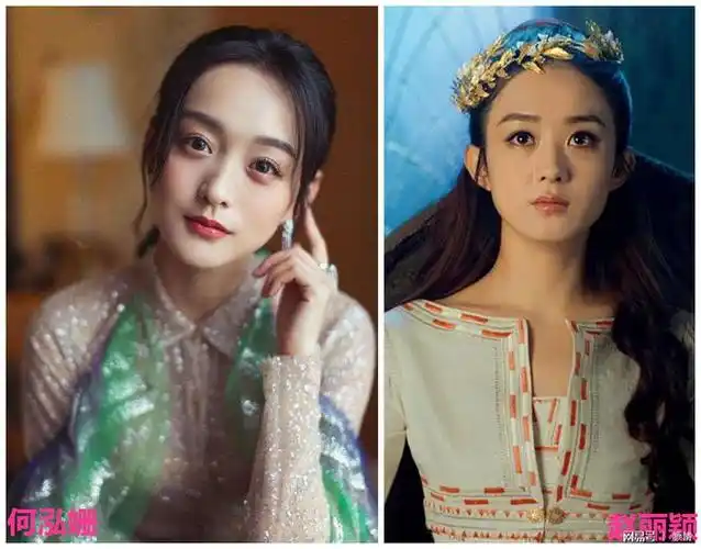 赵丽颖 何泓姗那么今天小编就说下女明星的"撞脸"想必大多数人都在追