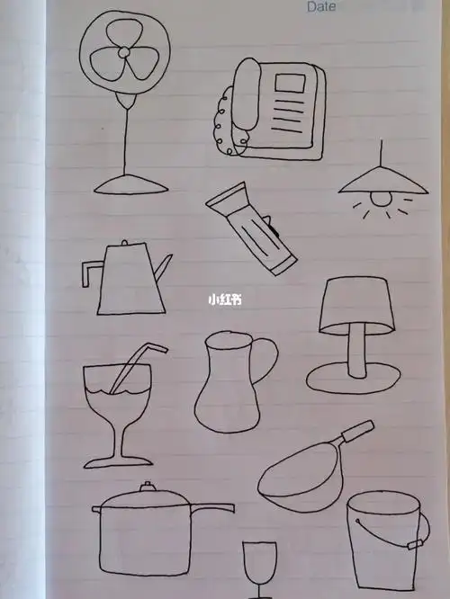 简笔画生活用品类