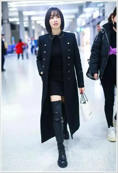 六姑娘赵丽颖到底解锁了多少种长靴搭配知否