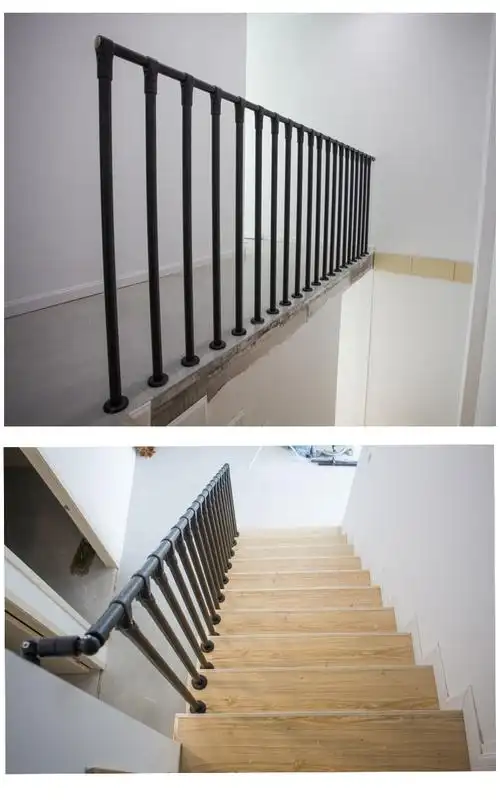 楼梯扶手室内栏杆钢管简约现代家用阁楼走廊阳台围栏护梯立柱 套餐a