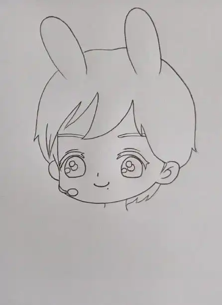 肖战简笔画教程可爱