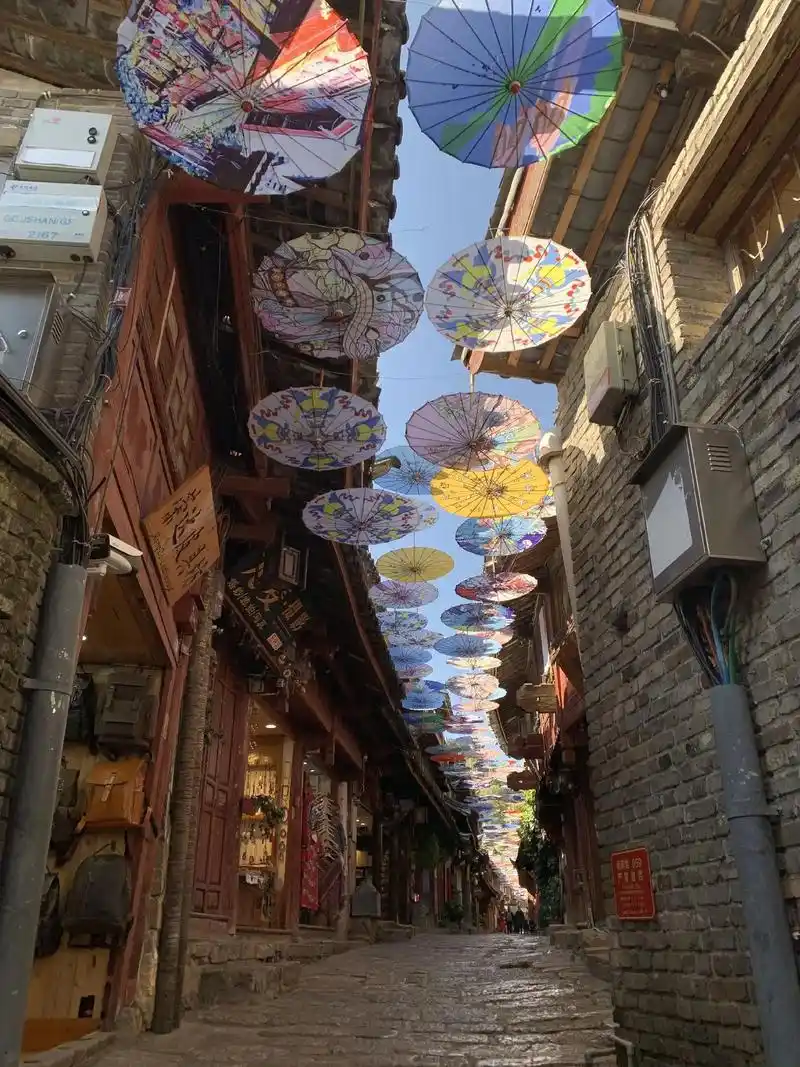 美不胜收.#图文伙伴计划 站在丽江的四方街上,一泓清水绕城过 - 抖音