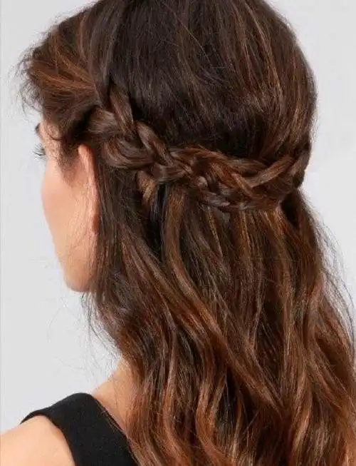 好看的编发型图片女孩长发优质