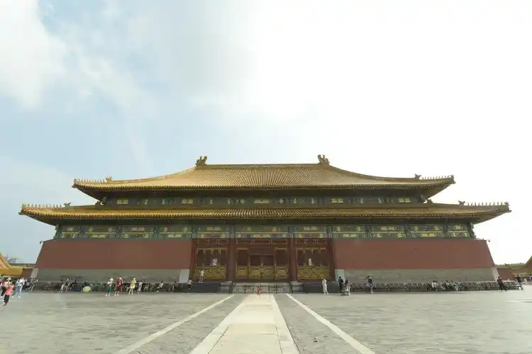 广角镜头下的故宫博物院