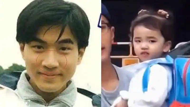 小糯米的颜值并没有大家期待得那么高,她并不像妈妈小时候一样漂亮.