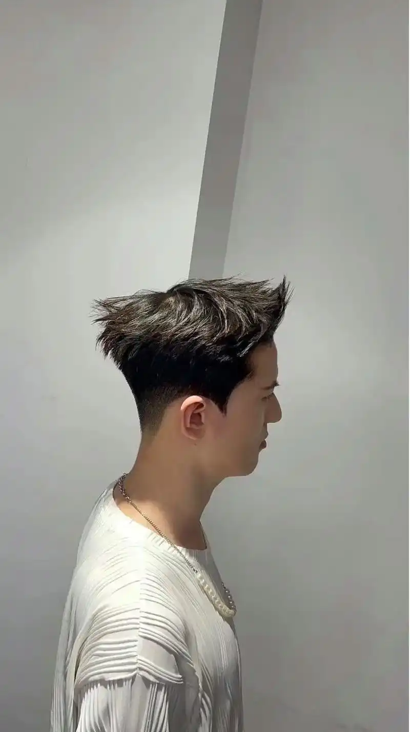 适合长形脸头顶尖男生,首选发型,好打理, - 抖音