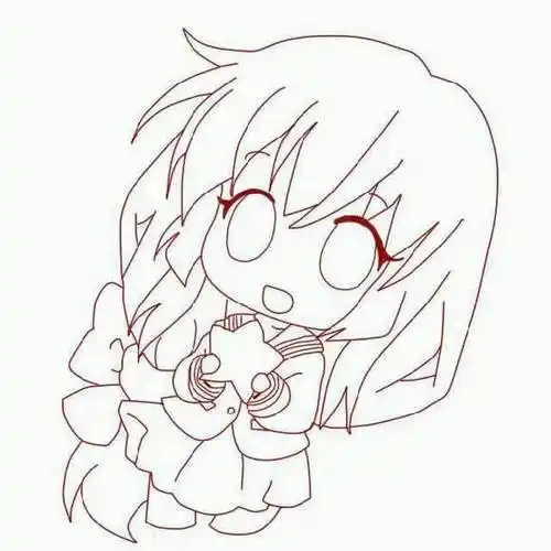 卡通女孩简笔画 卡通女孩简笔画可爱萌 - 水彩迷