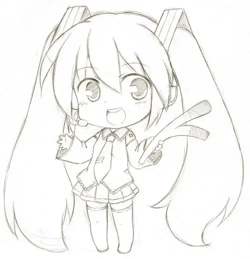 萌系q版人物简笔画