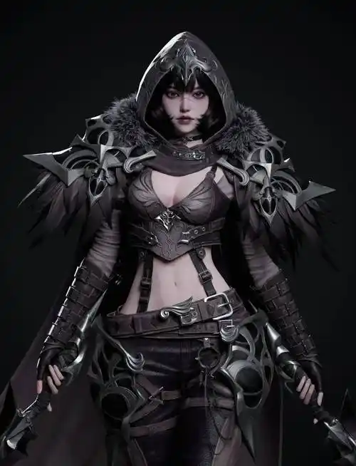 暗黑破坏神4莉莉丝模型公开~细节拉满_角色_hayeon_作品