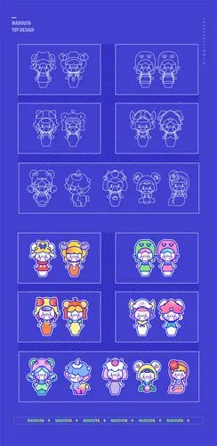 麻豆鸭12星座系列|平面|吉祥物|木二川 - 原创作品 - 站酷 (zcool)