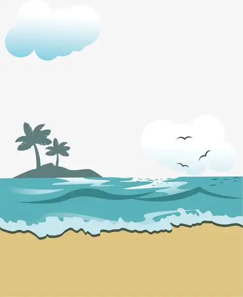 关键词 : 沙滩,卡通,海滩,卡通插图,创意卡通,插图,png图下载,png图