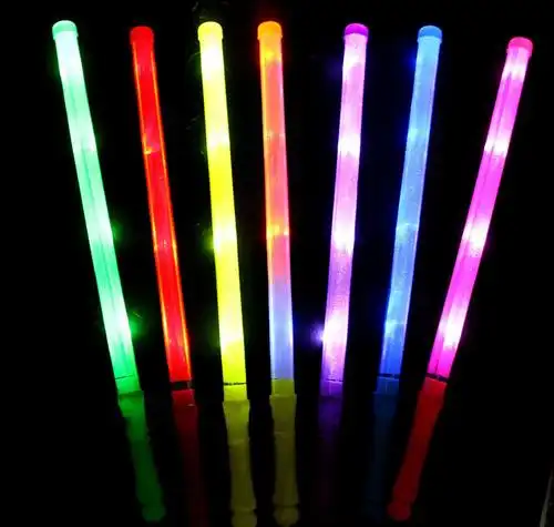 中号电子荧光棒 晚会新年用品酒吧道具演唱会发光棒闪光棒