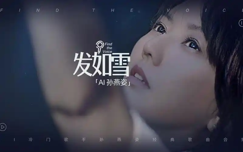 ai冷门歌手孙燕姿经典歌曲合集《发如雪》