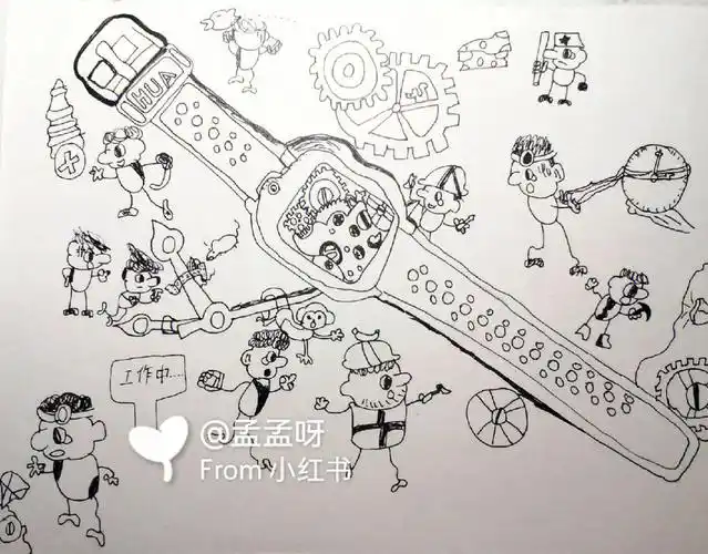 小故事的情景在画面中画出不同动态的人物来丰富画面93#创意美术