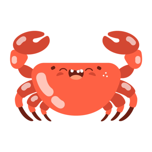 可爱螃蟹图片