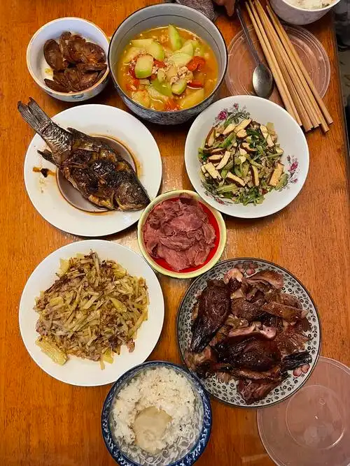 每周回家一次妈妈做的超丰盛家常菜