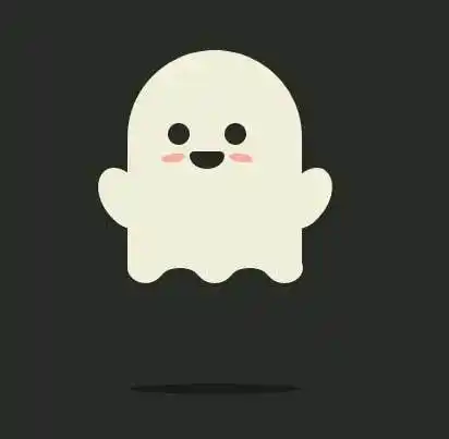 纯css3快乐幽灵动画特效