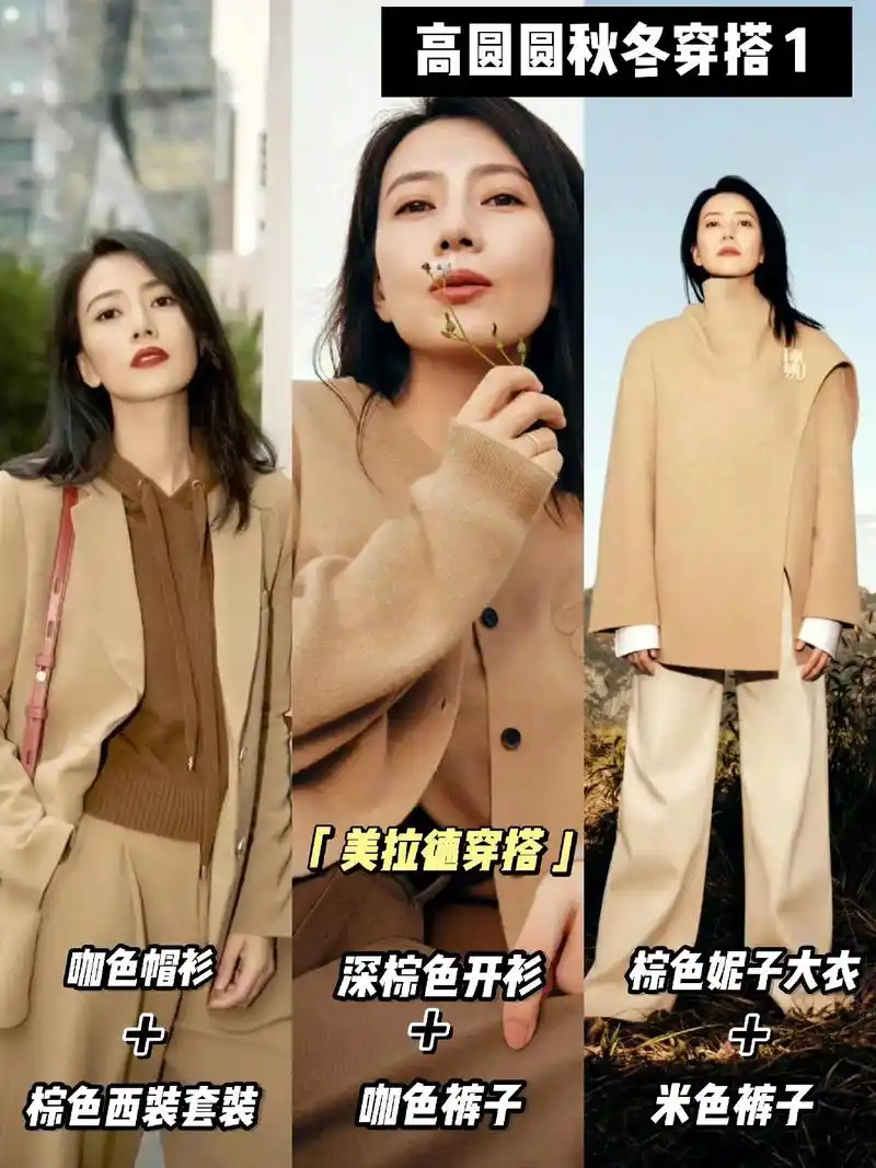 秋冬穿搭参照明星还是得高圆圆呀.#高圆圆#秋冬穿搭 #美拉德 - 抖音