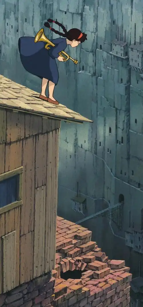 宫崎骏动画电影《天空之城》插画欣赏