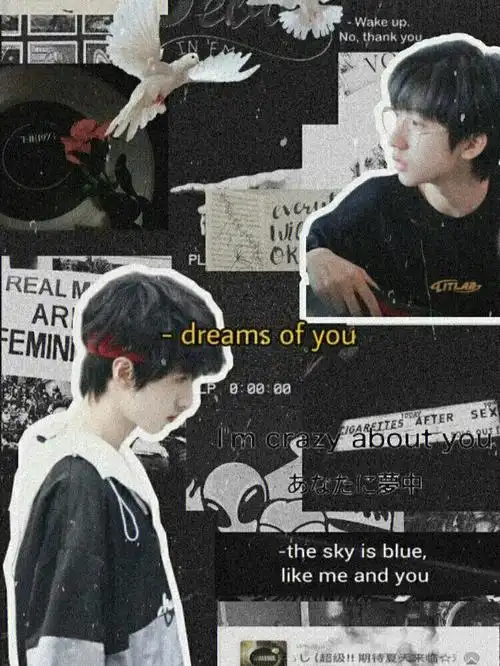 tnt时代少年团严浩翔拼接壁纸