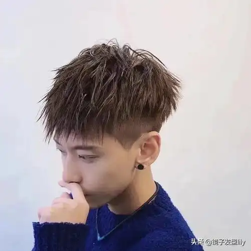 男生烫发发型图片(扫一扫自己脸型配发型)_环球信息网