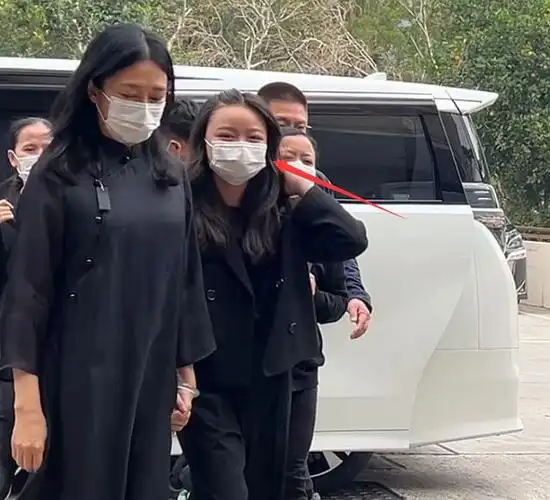 刘德华父亲出殡,手捧遗照双眼红肿,11岁刘向蕙和妈妈一起跨火盆