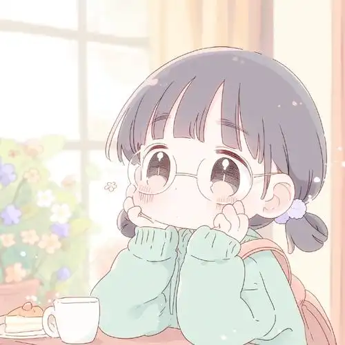 奶茶在手,快乐我有|甜美头像    #二次元新鲜事