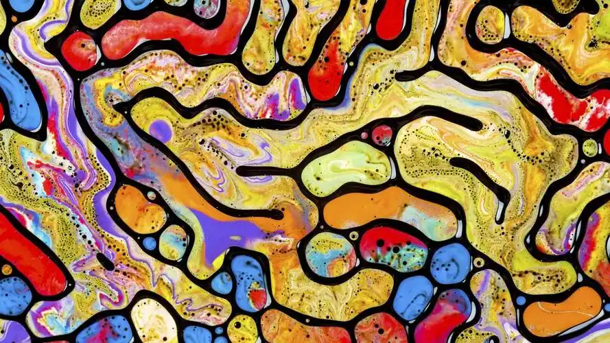 微软win10创意幻彩锁屏桌面壁纸