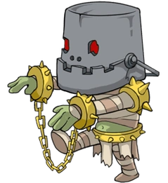 铁桶木乃伊僵尸简笔画